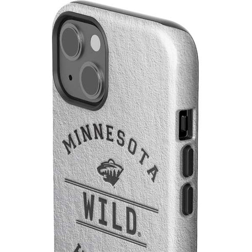NHL Minnesota Wild Black Text iPhone 14 Plus Impact Case