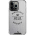 NHL Minnesota Wild Black Text iPhone 15 Pro Clear Case
