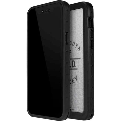 NHL Minnesota Wild Black Text iPhone 14 Pro Max Waterproof Case