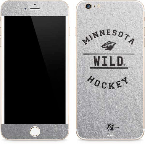 NHL Minnesota Wild Black Text iPhone 6/6s Plus Skin