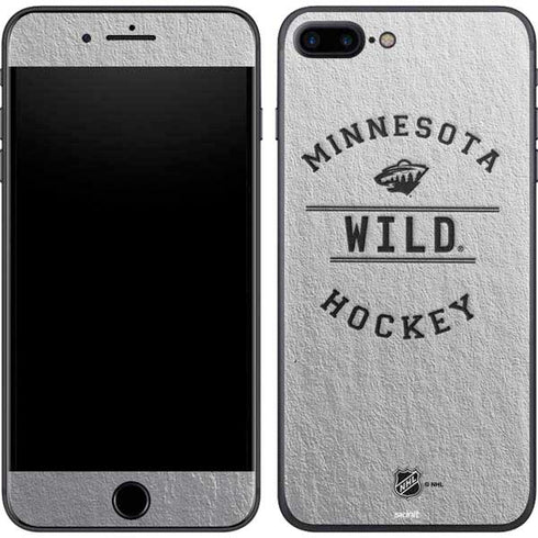 NHL Minnesota Wild Black Text iPhone 7 Plus Skin