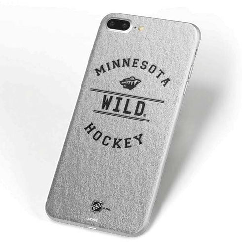 NHL Minnesota Wild Black Text iPhone 7 Plus Skin