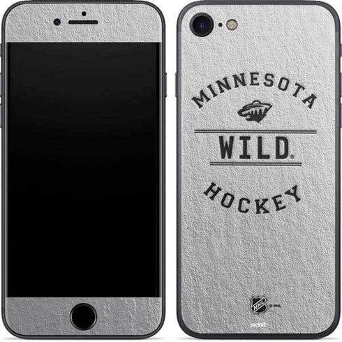 NHL Minnesota Wild Black Text iPhone 7 Skin