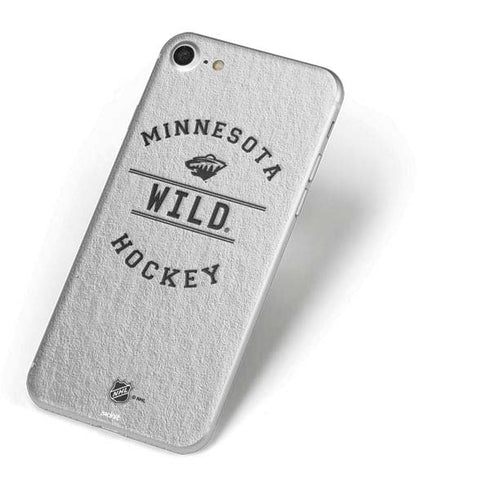 NHL Minnesota Wild Black Text iPhone 7 Skin