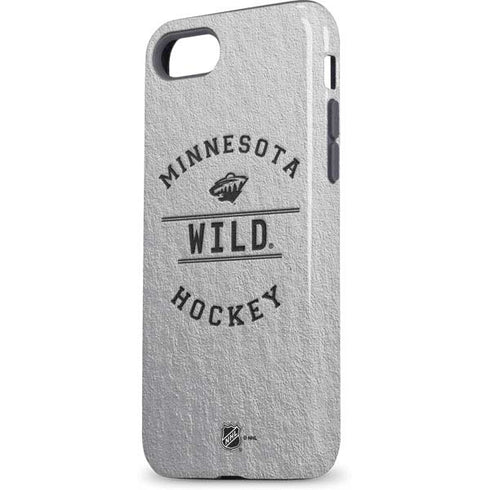 NHL Minnesota Wild Black Text iPhone 8 Pro Case