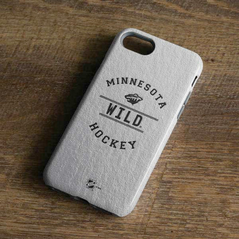 NHL Minnesota Wild Black Text iPhone 8 Pro Case