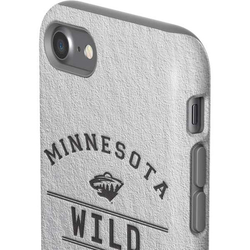 NHL Minnesota Wild Black Text iPhone SE (2nd & 3rd Gen) Pro Case