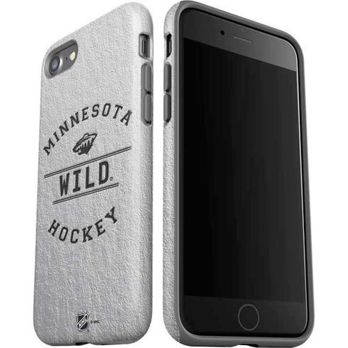 NHL Minnesota Wild Black Text iPhone SE (2nd & 3rd Gen) Pro Case