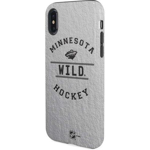 NHL Minnesota Wild Black Text iPhone X Pro Case