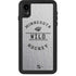 NHL Minnesota Wild Black Text iPhone XR Waterproof Case