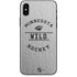 NHL Minnesota Wild Black Text iPhone XS Skin