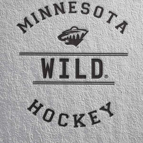 NHL Minnesota Wild Black Text iPhone XS Skin