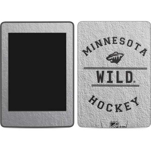 NHL Minnesota Wild Black Text Amazon Kindle Skin