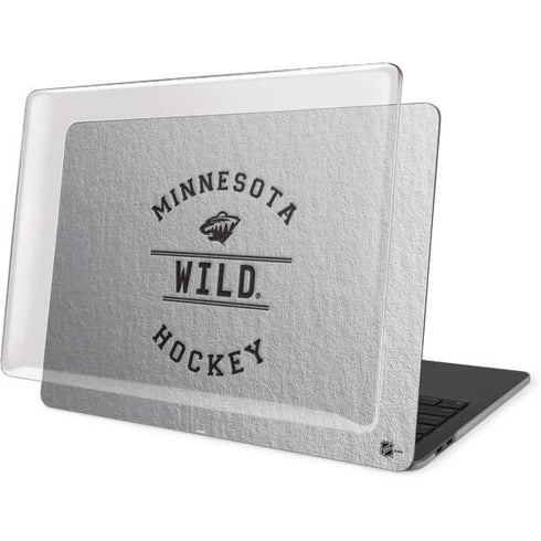 NHL Minnesota Wild Black Text MacBook Pro 13in (2020) Case plus Skin