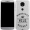 NHL Minnesota Wild Black Text Moto E5 Plus Skin