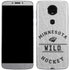 NHL Minnesota Wild Black Text Moto E5 Plus Skin