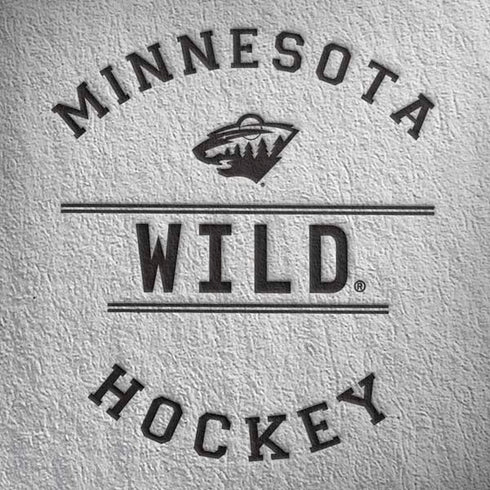 NHL Minnesota Wild Black Text Moto G6 Skin