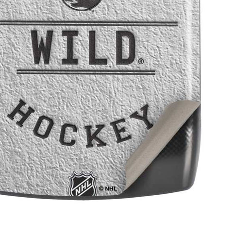 NHL Minnesota Wild Black Text Motorola RAZR Skin