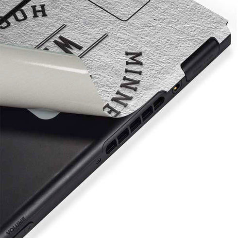 NHL Minnesota Wild Black Text Nintendo Switch Bundle Skin