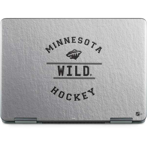 NHL Minnesota Wild Black Text Notebook 9 Pro 13in (2017) Skin