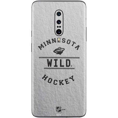 NHL Minnesota Wild Black Text OnePlus 7 Pro Skin