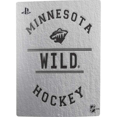 NHL Minnesota Wild Black Text PS5 Digital Edition Bundle Skin