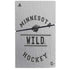 NHL Minnesota Wild Black Text PS5 Slim Disk Console Skin