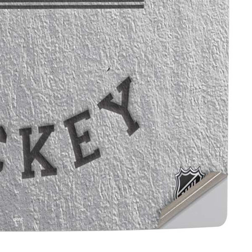 NHL Minnesota Wild Black Text PS5 Slim Digital Edition Console Skin