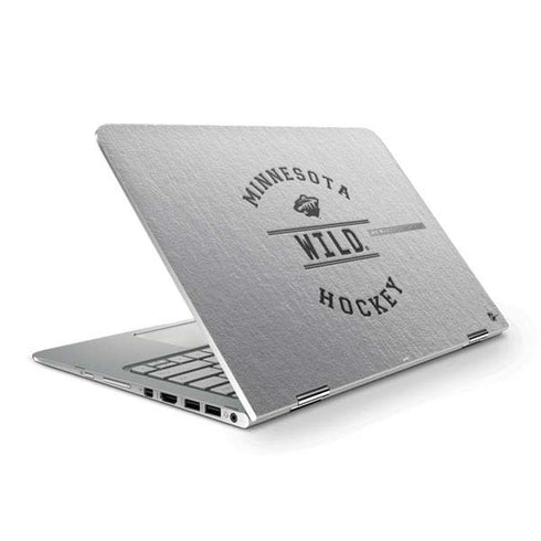 NHL Minnesota Wild Black Text HP Spectre Skin