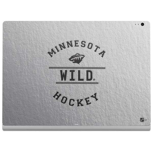 NHL Minnesota Wild Black Text Surface Book 2 13.5in Skin