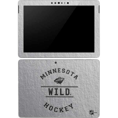 NHL Minnesota Wild Black Text Surface Go Skin