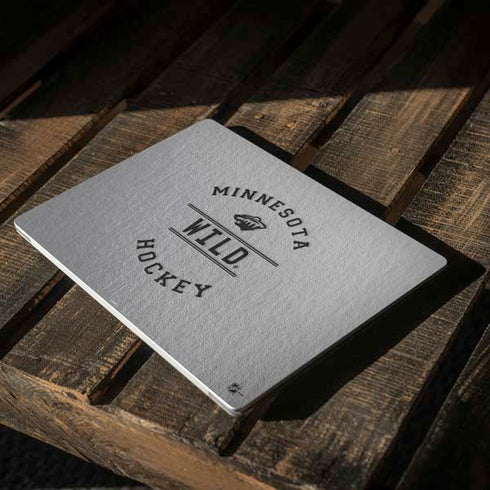 NHL Minnesota Wild Black Text Surface Laptop 3 13.5in Skin
