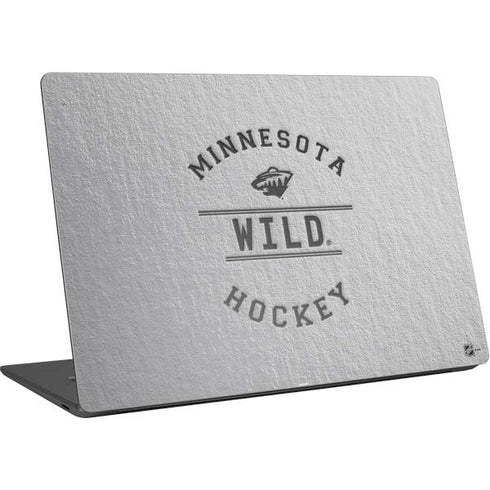 NHL Minnesota Wild Black Text Surface Laptop 4 15in Skin