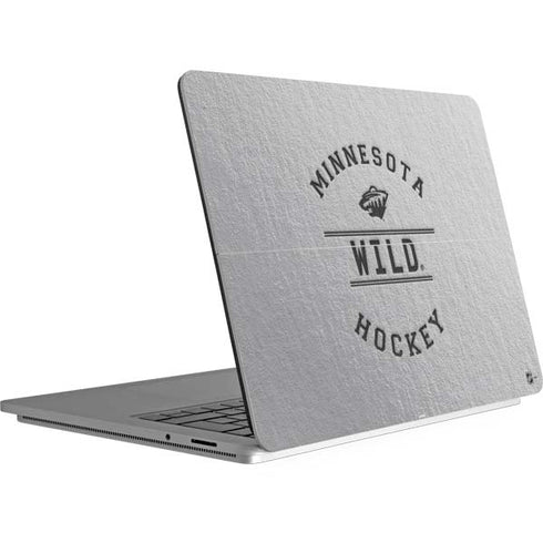 NHL Minnesota Wild Black Text Surface Laptop Studio Skin