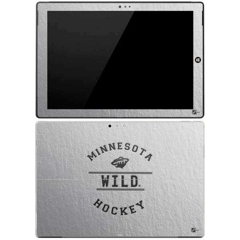 NHL Minnesota Wild Black Text Surface Pro 3 Skin