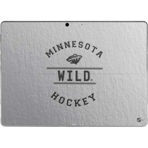 NHL Minnesota Wild Black Text Surface Pro 8 Skin