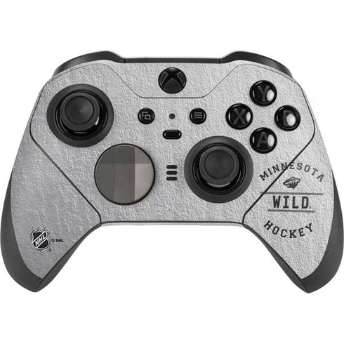 NHL Minnesota Wild Black Text Xbox Elite Wireless Controller Series 2 Skin