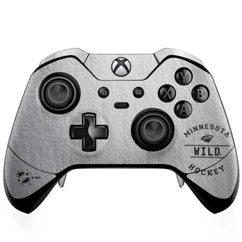 NHL Minnesota Wild Black Text Xbox One Elite Controller Skin