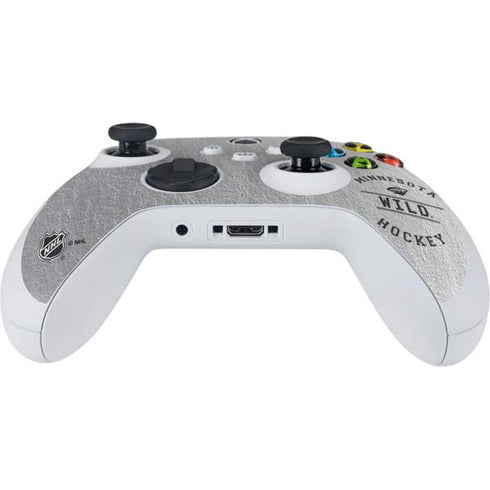 NHL Minnesota Wild Black Text Xbox Series S Controller Skin