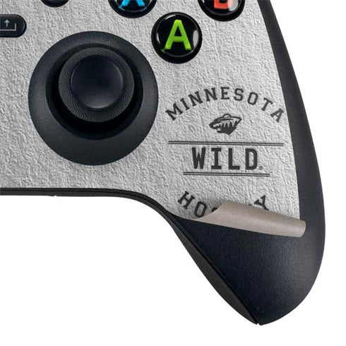 NHL Minnesota Wild Black Text Xbox Series X Controller Skin