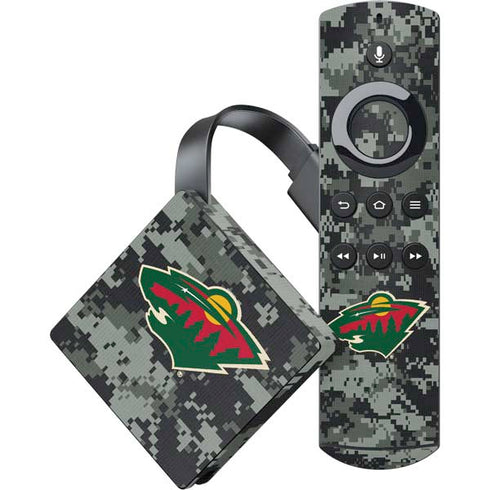 NHL Minnesota Wild Camo Amazon Fire TV Skin