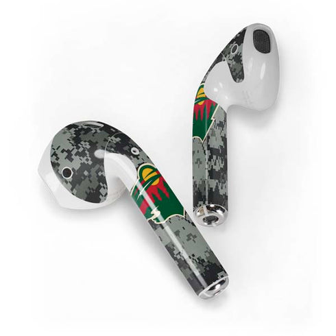 NHL Minnesota Wild Camo Apple AirPods Skin