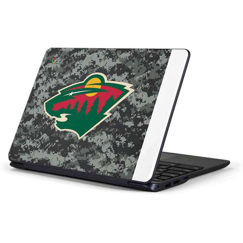 NHL Minnesota Wild Camo Samsung Chromebook Skin