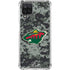 NHL Minnesota Wild Camo Galaxy A12 Clear Case