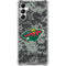 NHL Minnesota Wild Camo Galaxy A14 5G Clear Case