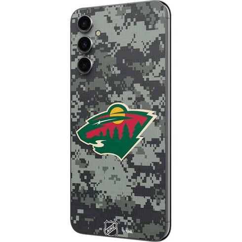 NHL Minnesota Wild Camo Galaxy A14 5G Skin