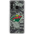 NHL Minnesota Wild Camo Galaxy A21 Clear Case