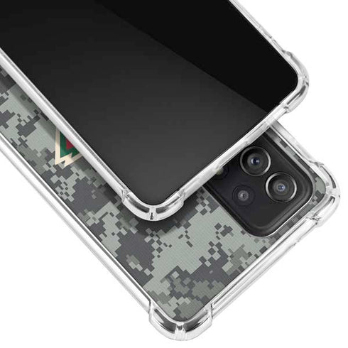 NHL Minnesota Wild Camo Galaxy A52 5G Clear Case
