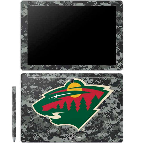 NHL Minnesota Wild Camo Galaxy Book 12in Skin