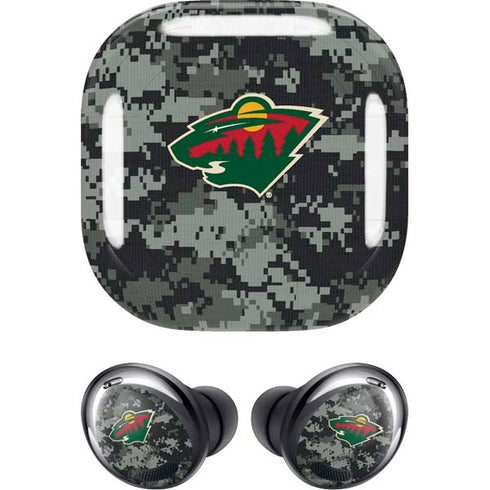 NHL Minnesota Wild Camo Galaxy Buds Pro Skin